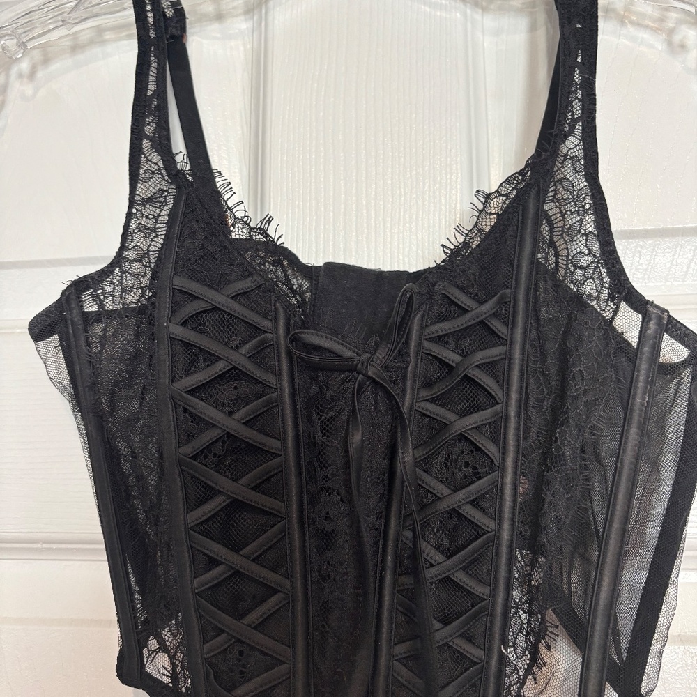 Victoria's Secret Dream Angels Black Corset